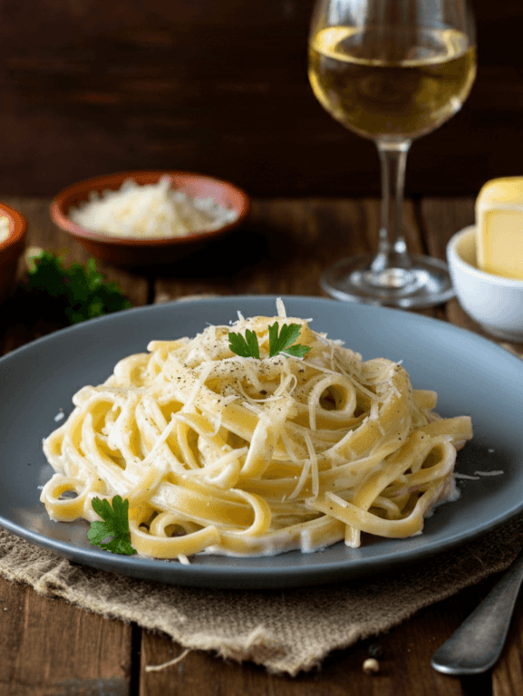 Fettuccine ao Molho Alfredo