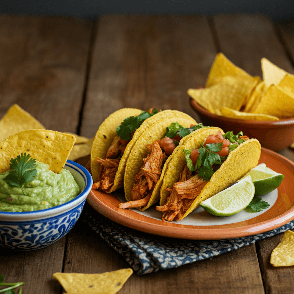 Tacos de frango, opção rápida e saborosa 