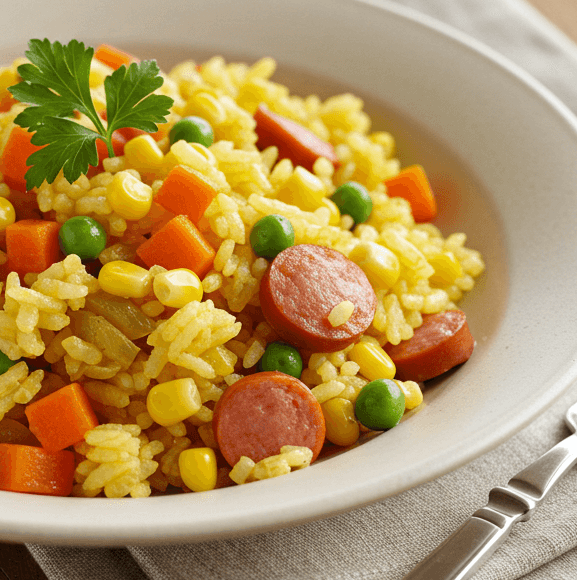 Arroz de Preguiçoso Prático, Rápido e Feito em Uma Panela Só