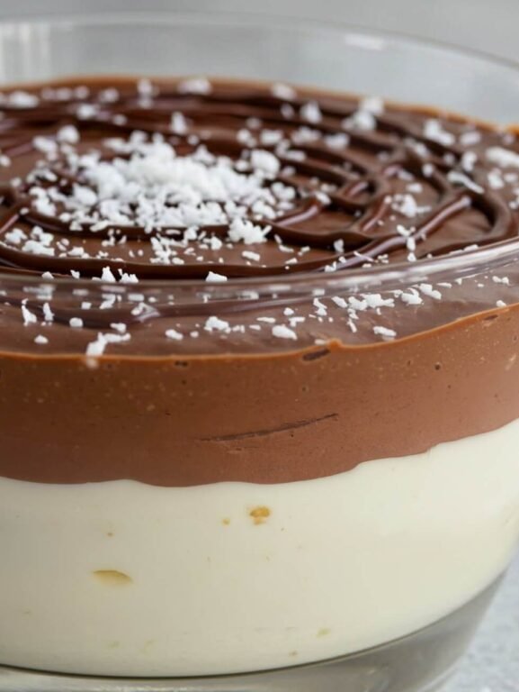 Doce Gelado de Chocolate com Coco Perfeito
