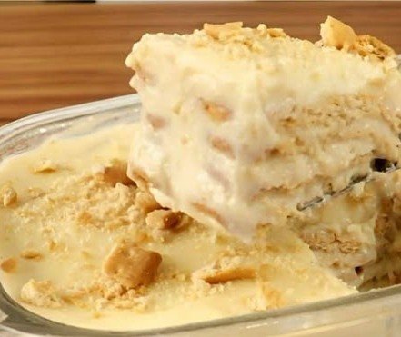 Pavê de bolacha maisena