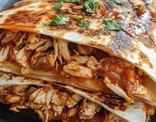 Quesadilla de Frango BBQ