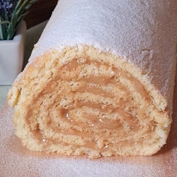 Rocambole Fácil de Doce de Leite