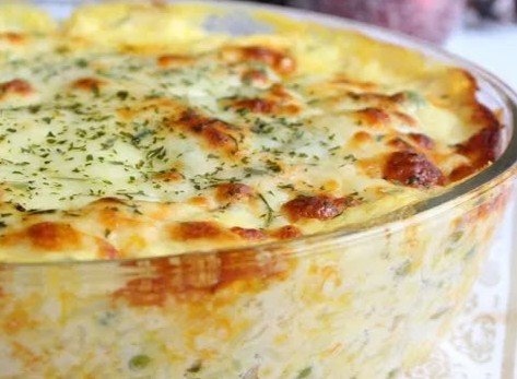 arroz de forno cremoso