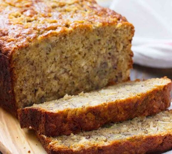 bolo de banana com aveia fit