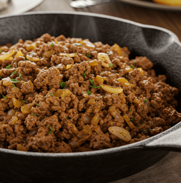 carne moída simples