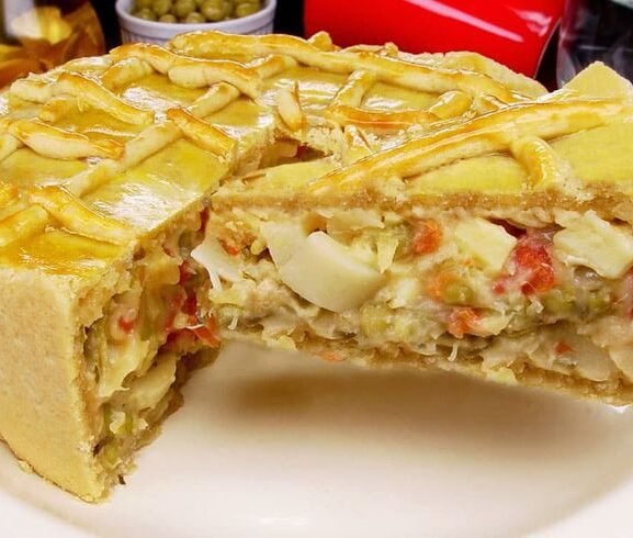 empadão de palmito