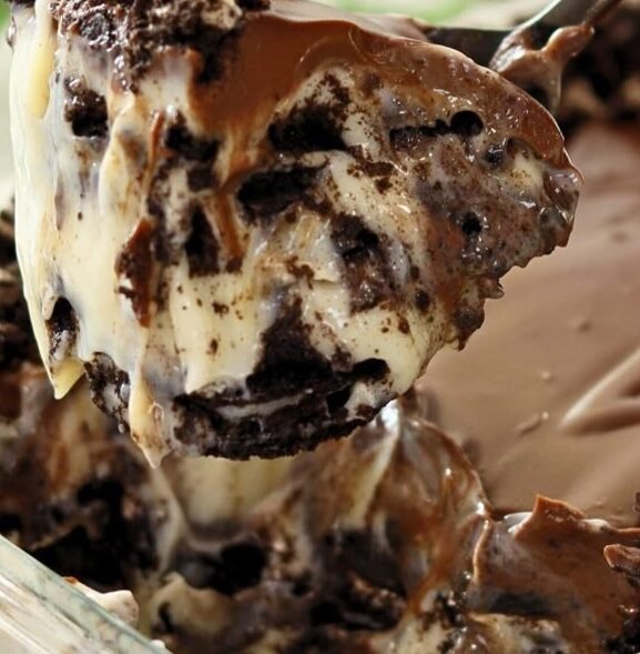 pave de chocolate branco com oreo
