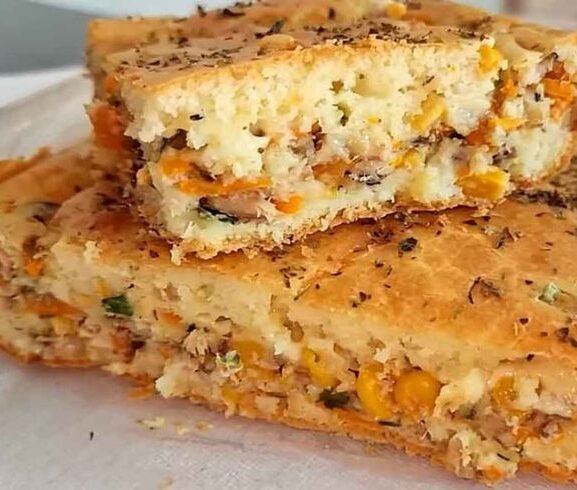 Torta de Sardinha de Liquidificador