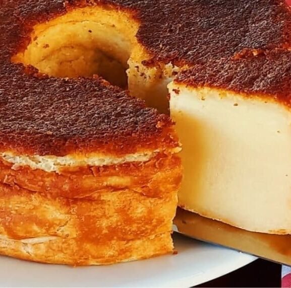 bolo de leite ou bolo mole nordestino