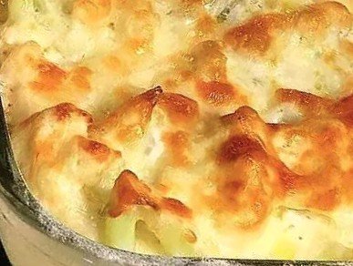 couve flor gratinada