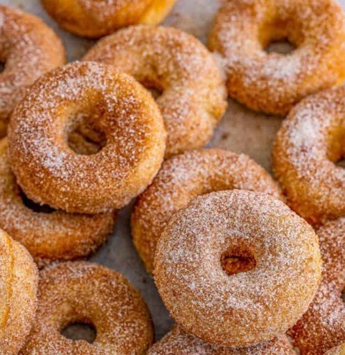 Rosquinha Frita com Canela