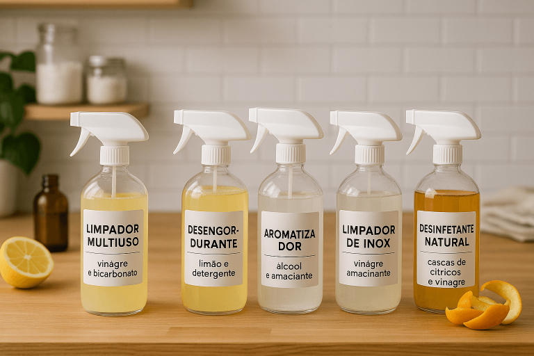 5 Misturinhas Caseiras que Deixam Sua Cozinha Limpinha