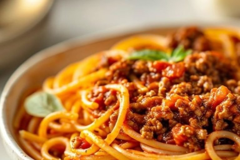 Macarrão ao Molho Bolonhesa