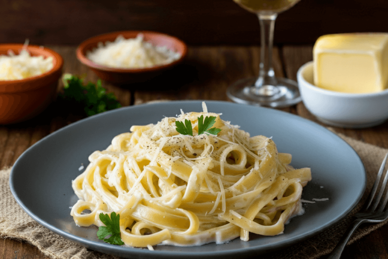 Fettuccine ao Molho Alfredo