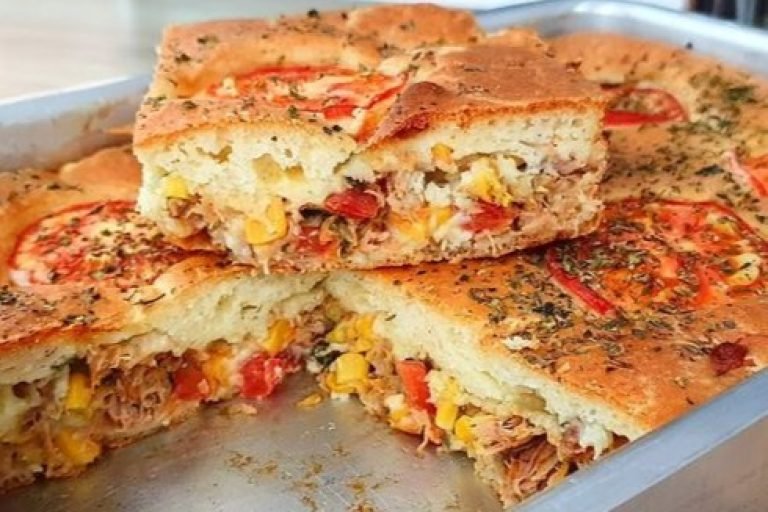 Torta de atum de Liquidificador