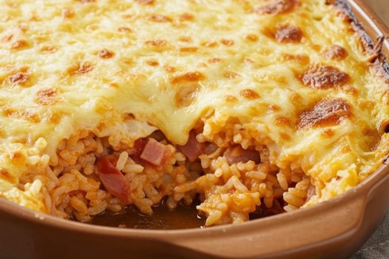arroz de forno à parmegiana