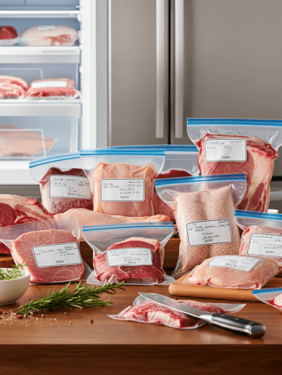 artigo congelamento de carnes