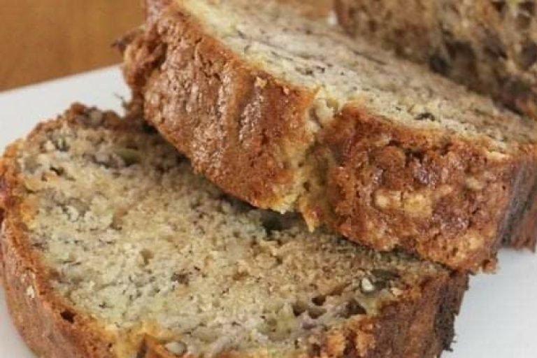 bolo de banana simples de liquidificador