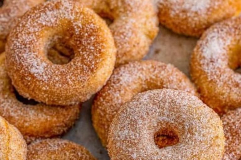 Rosquinha Frita com Canela