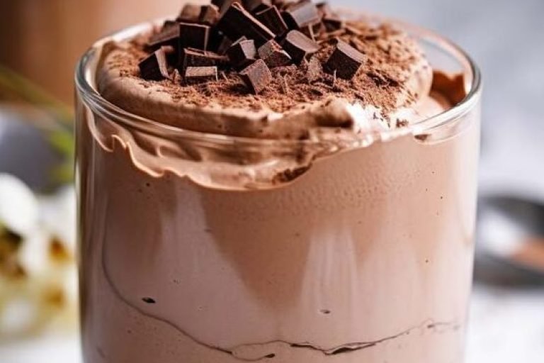 mousse de chocolate
