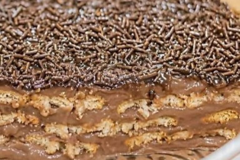 pavê simples de chocolate