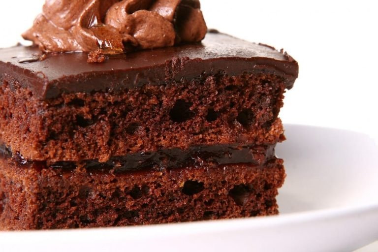 pedaço bolo chocolate
