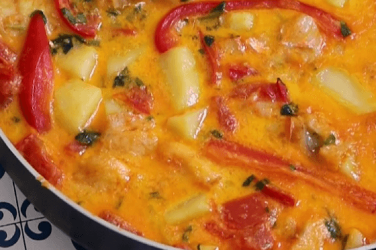 Peixe ao Molho de Leite de Coco