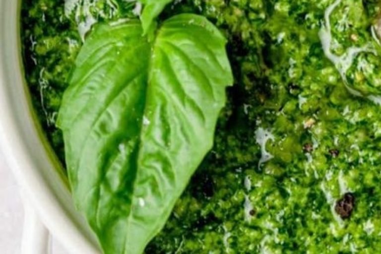 molho pesto de espinafre